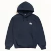 basic stüssy navy hoodie