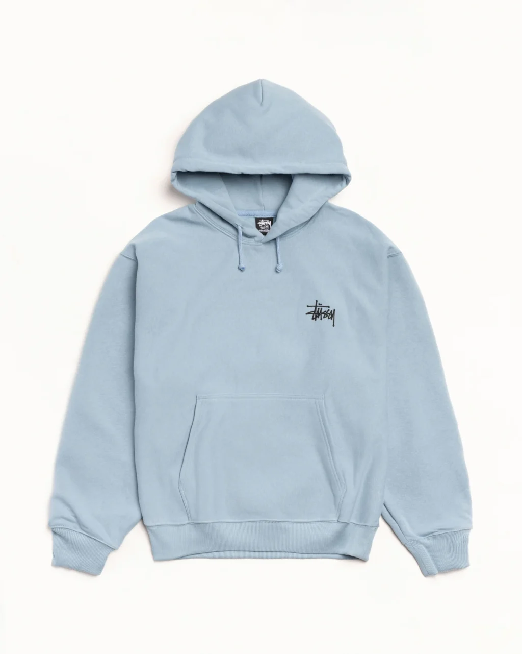 basic stüssy slate hoodie