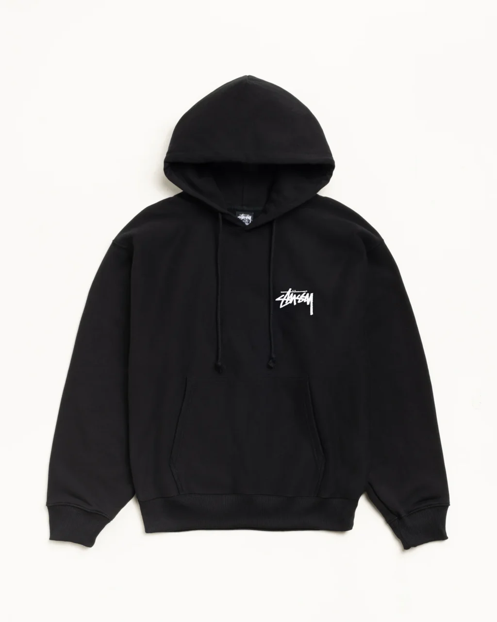 stussy victoria black hoodie