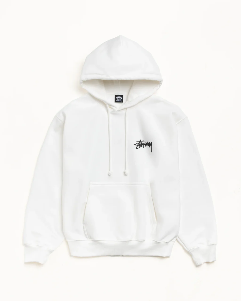 stussy victoria off white hoodie