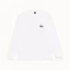 BASIC STÜSSY Long Sleeves White TEE