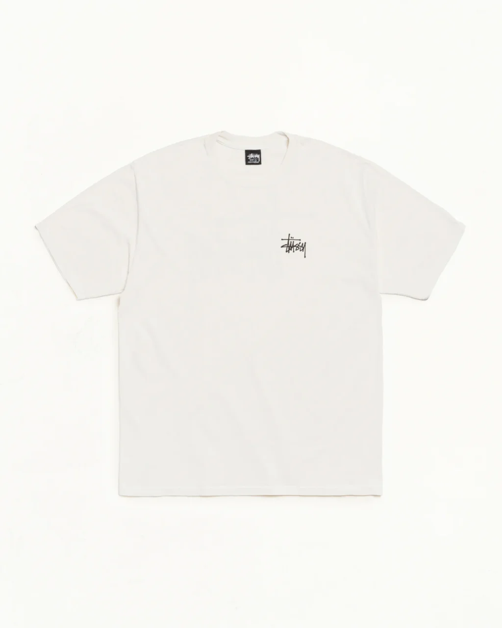 BASIC STÜSSY Natural T-Shirt PIGMENT DYED