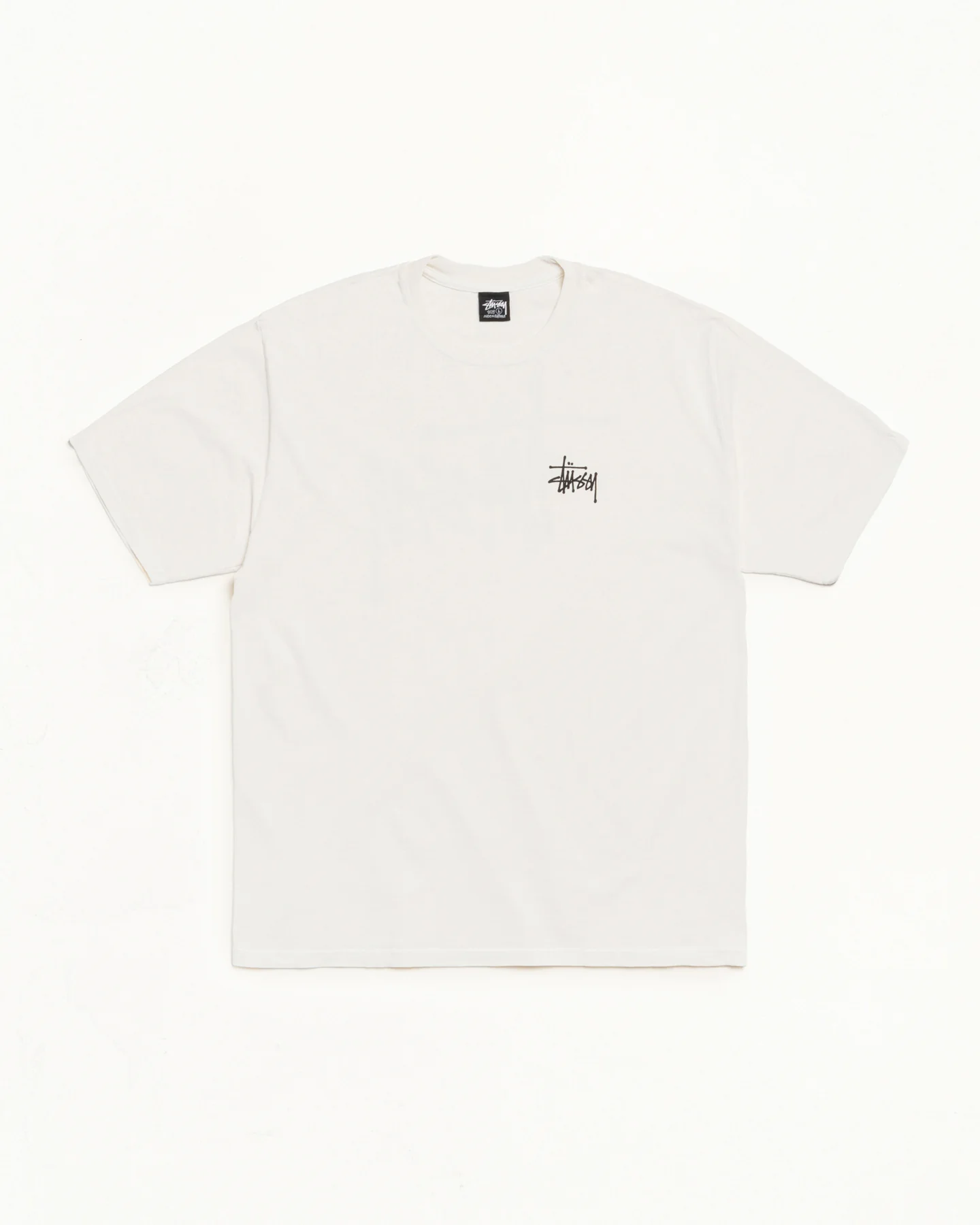 BASIC STÜSSY Natural T-Shirt PIGMENT DYED