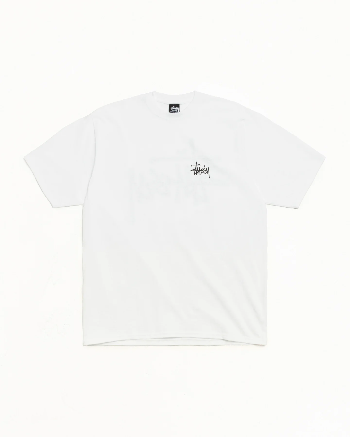 Basic Stüssy White T-Shirt
