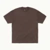 GARMENT DYED SS BROWN TEE