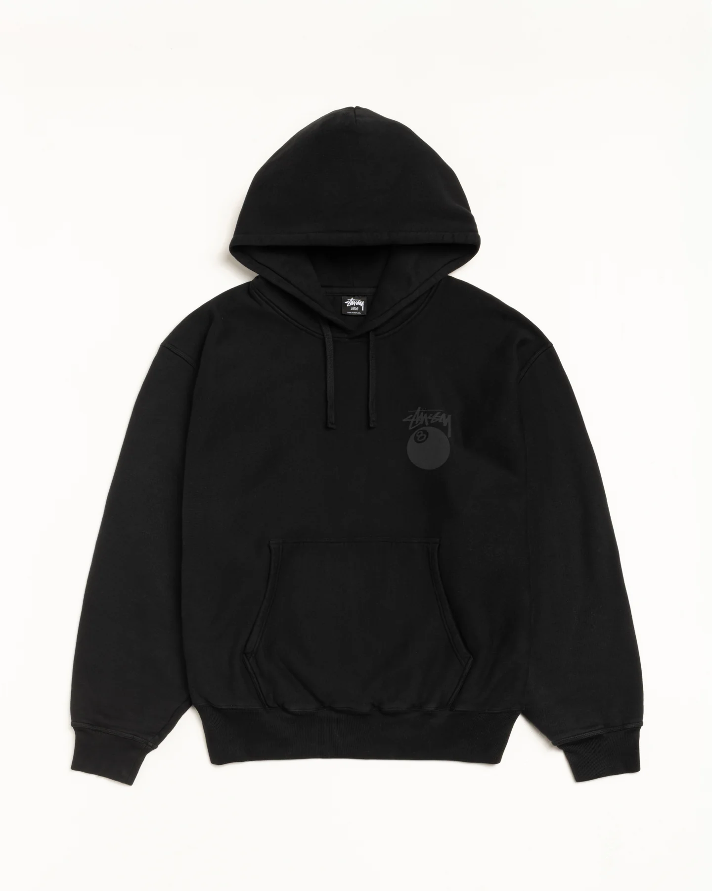 Stussy 8 Ball Pigment Dyed Hoodie front