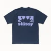 Stussy BOX CROWN Navy T-Shirt