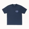 Stussy BOX CROWN Navy TEE