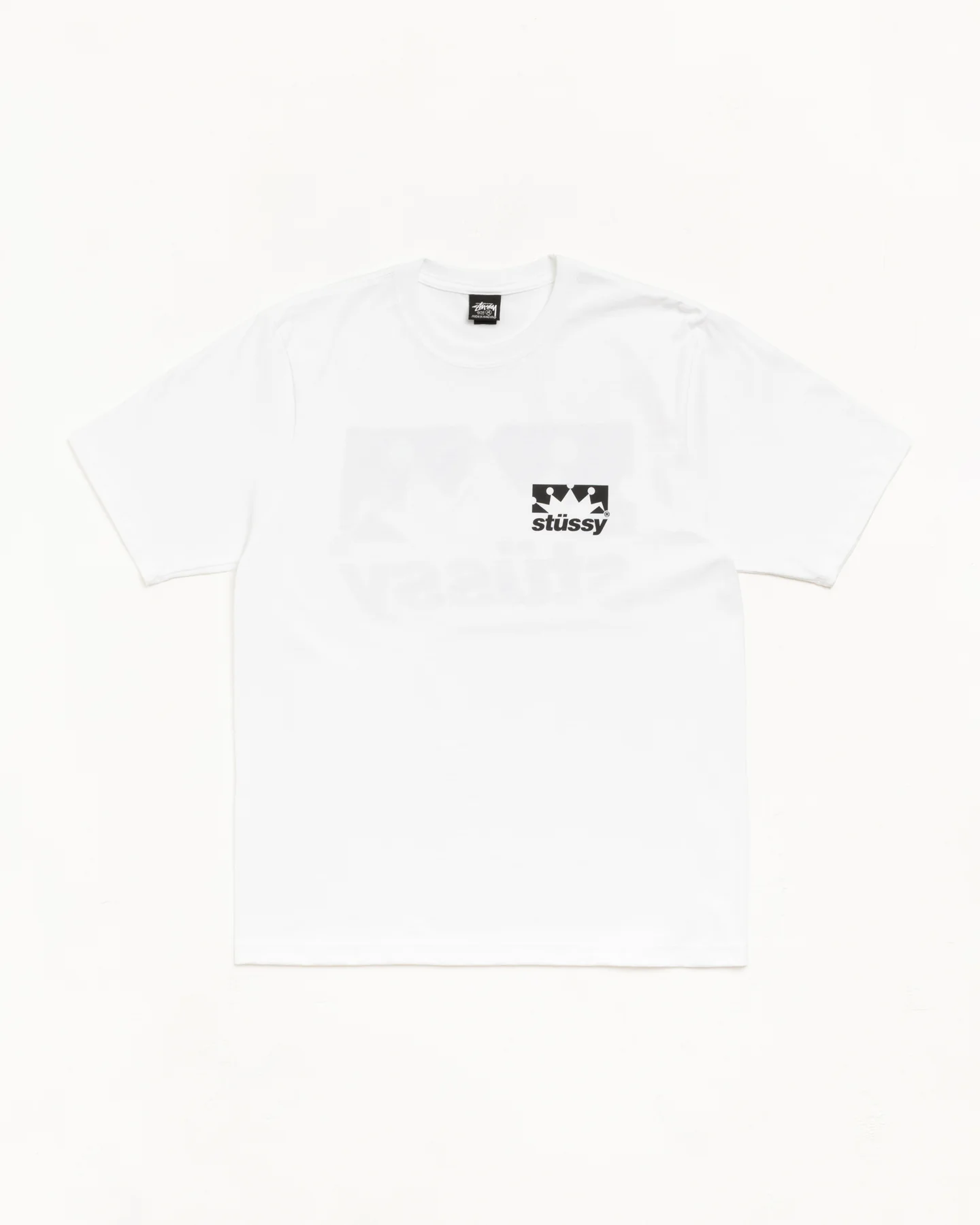 Stussy BOX CROWN White TEE
