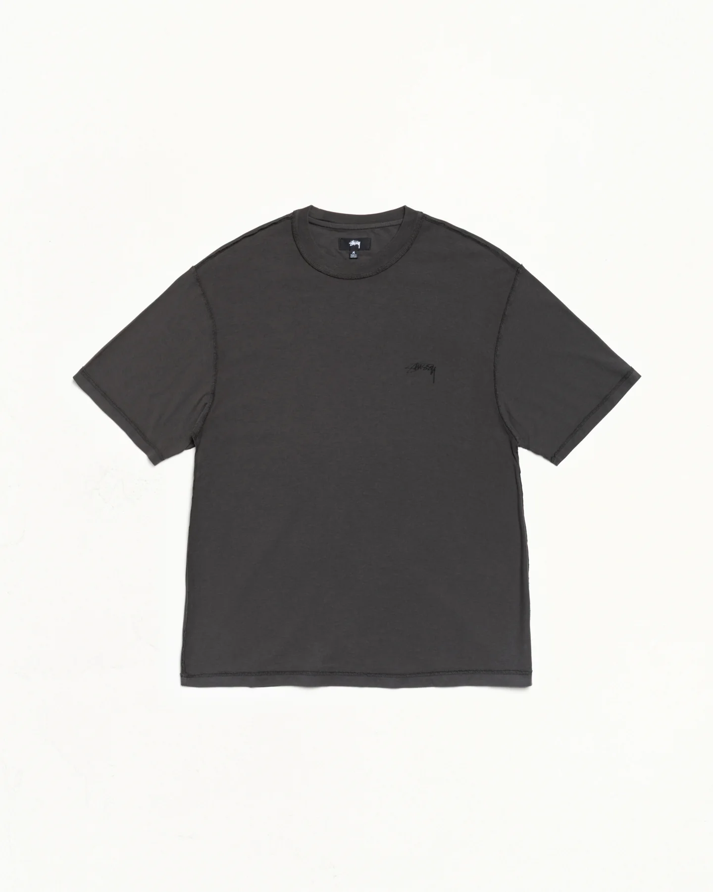 Stussy Lazy Vintage Black Tee