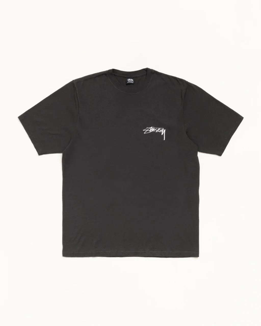 skate stack black tee