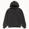 stussy black fleece hoodie