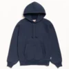 stussy navy fleece hoodie