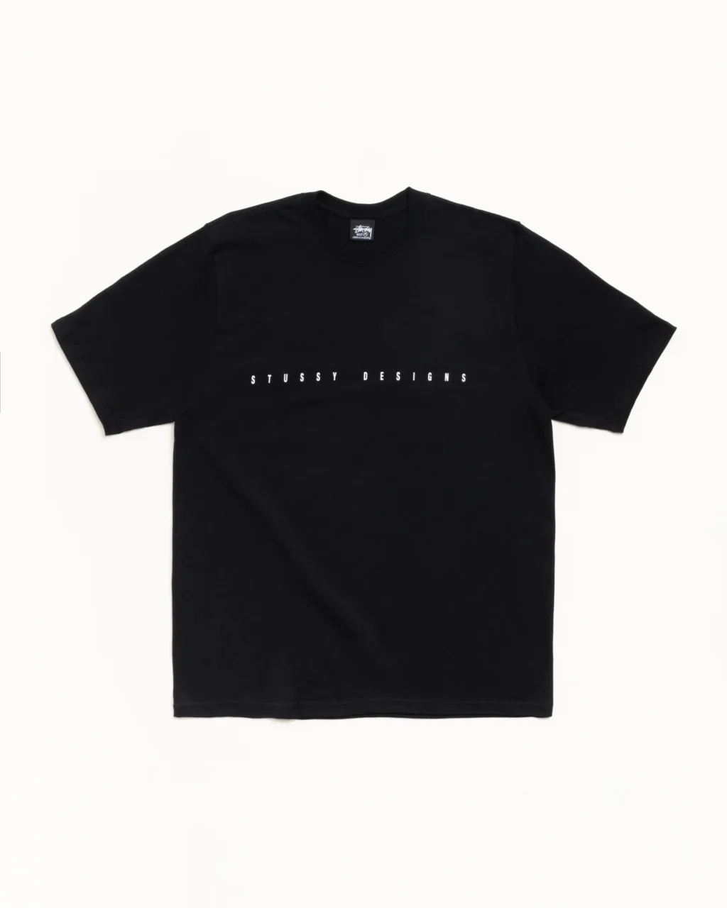 stussy s box black t-shirt