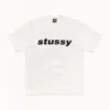 stussy shark white tee