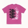 stussy skate stack berry tshirt