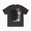 stussy skate stack faded black tee