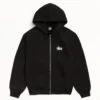 Basic Stussy Zip Up Hoodie