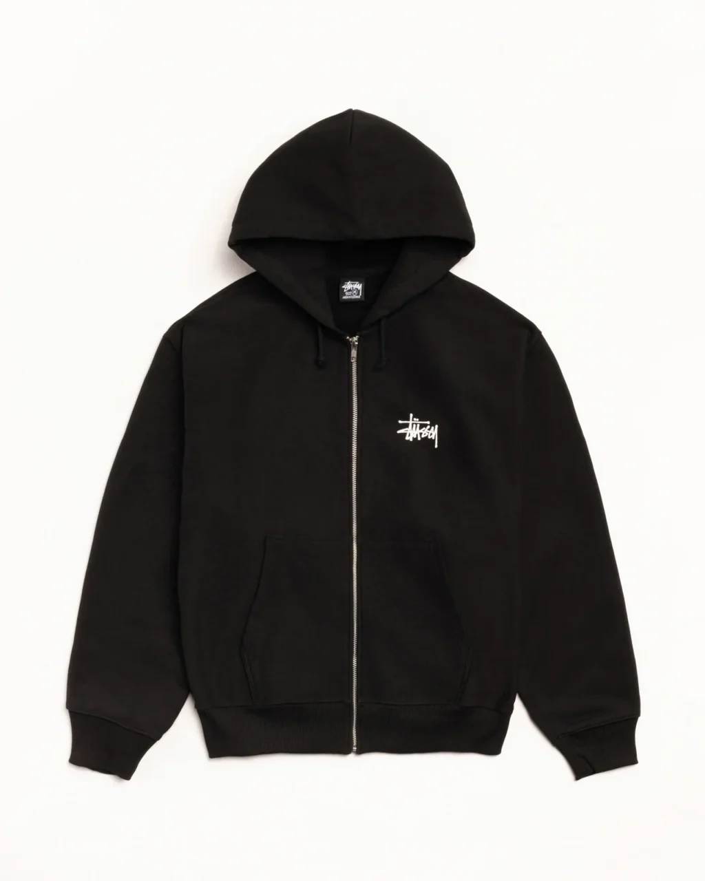 Basic Stussy Zip Up Hoodie