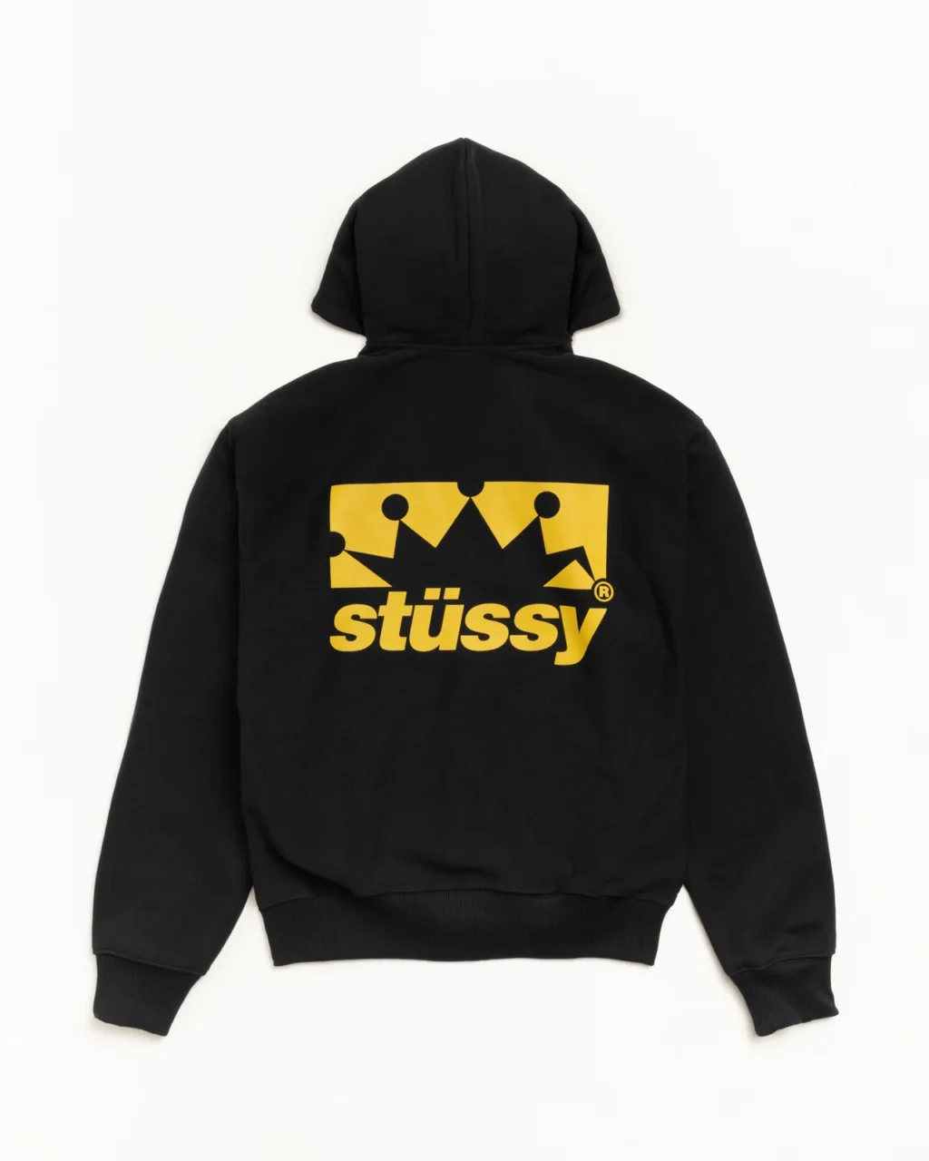 Box Crown Stussy Zip Up Hoodie