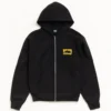 Box Crown Stussy Zip Up Hoodie Front