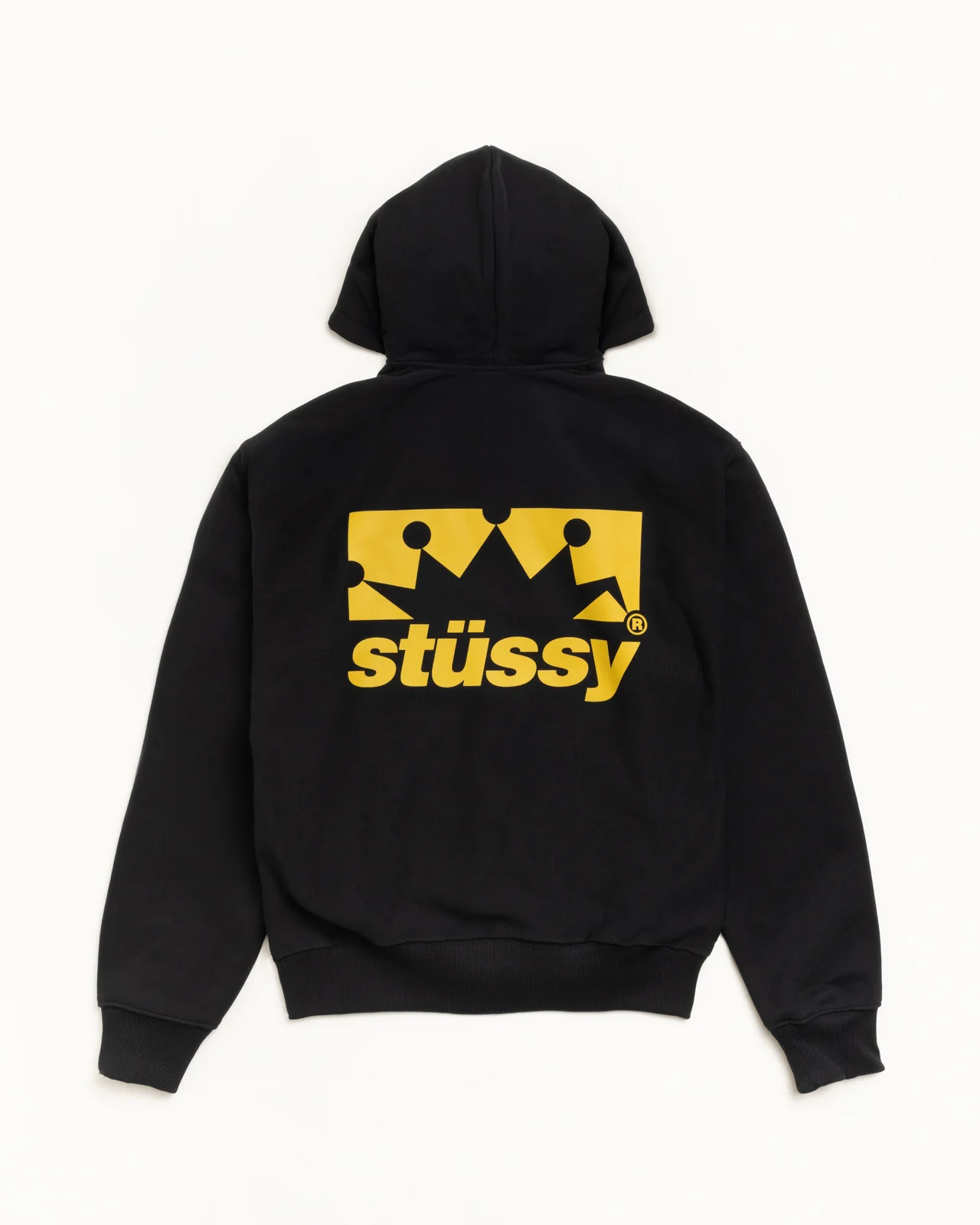 Box Crown Stussy Zip Up Hoodie