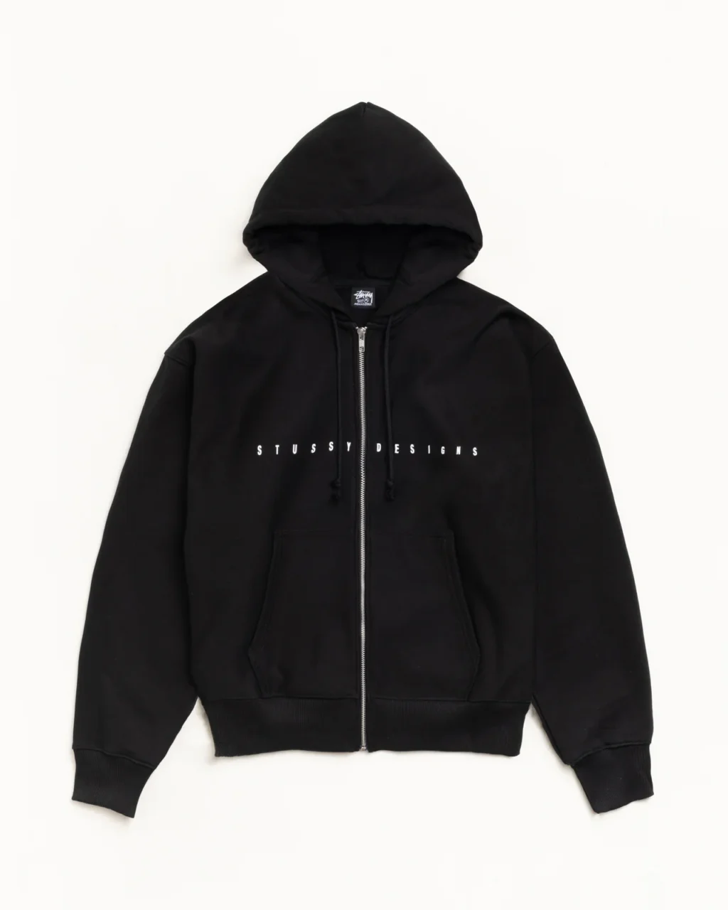 S Box Stussy Zip Up Hoodie Front
