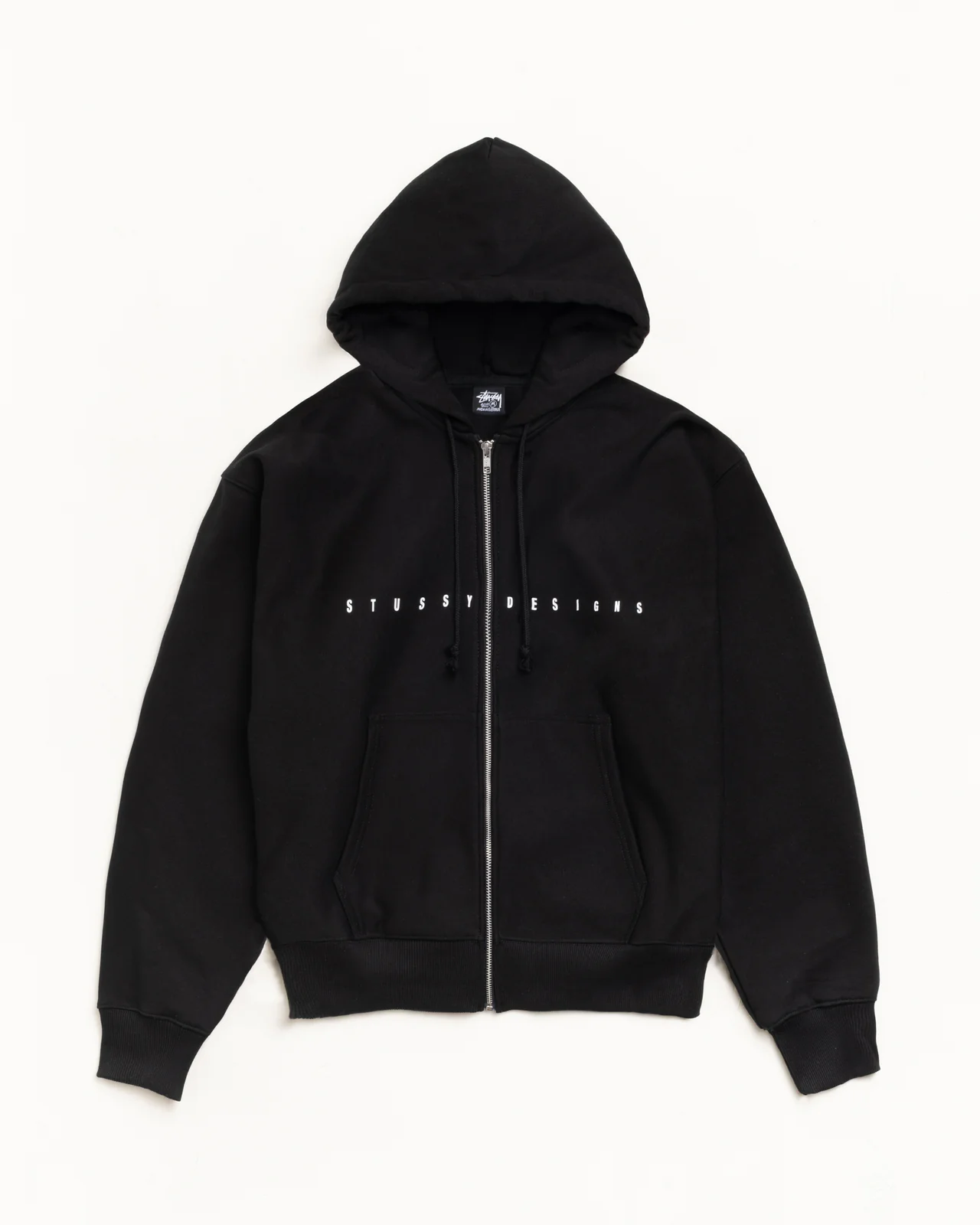 S Box Stussy Zip Up Hoodie Front