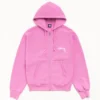 Skate Stack Stussy Zip Up Hoodie Front