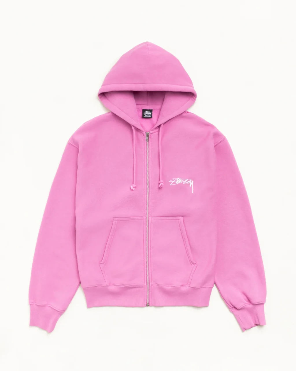 Skate Stack Stussy Zip Up Hoodie Front