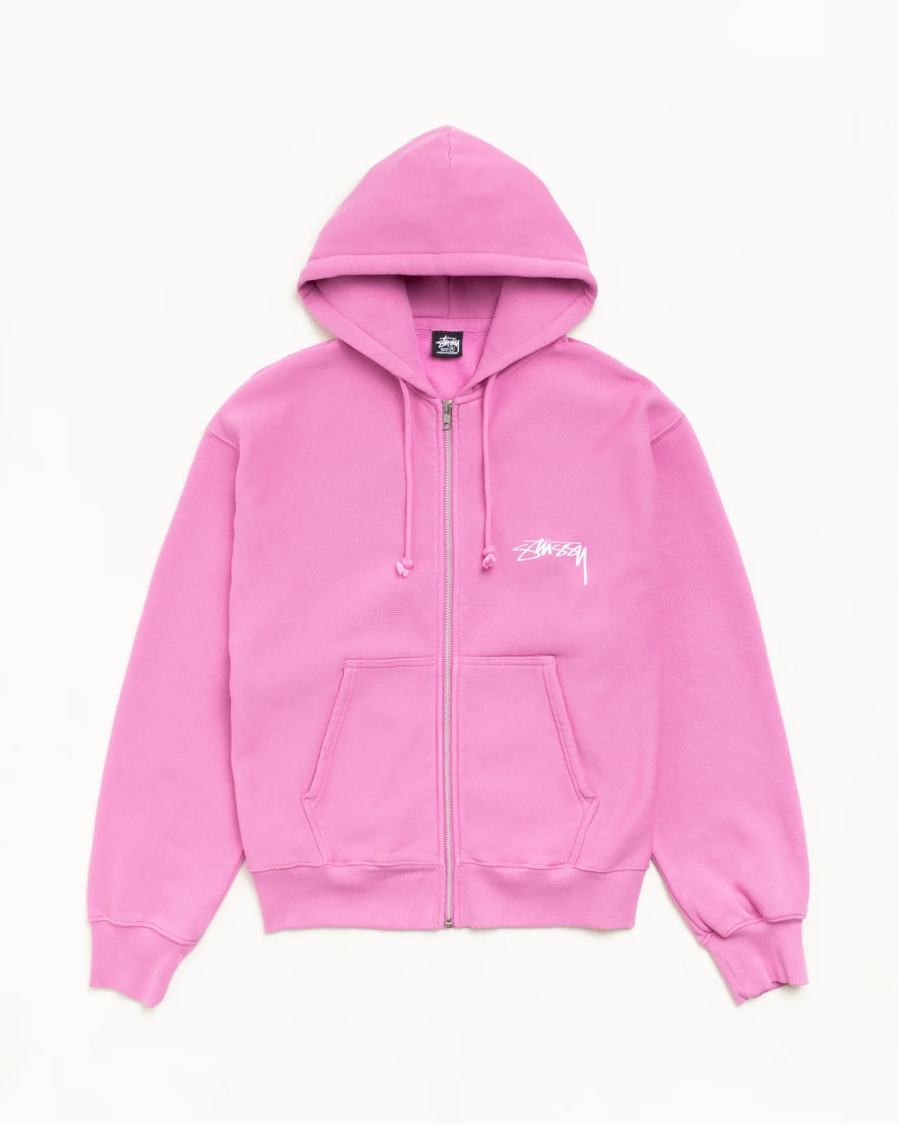 Skate Stack Stussy Zip Up Hoodie Front