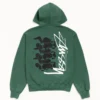 Skate Stack Stussy Zip Up Hoodie Green