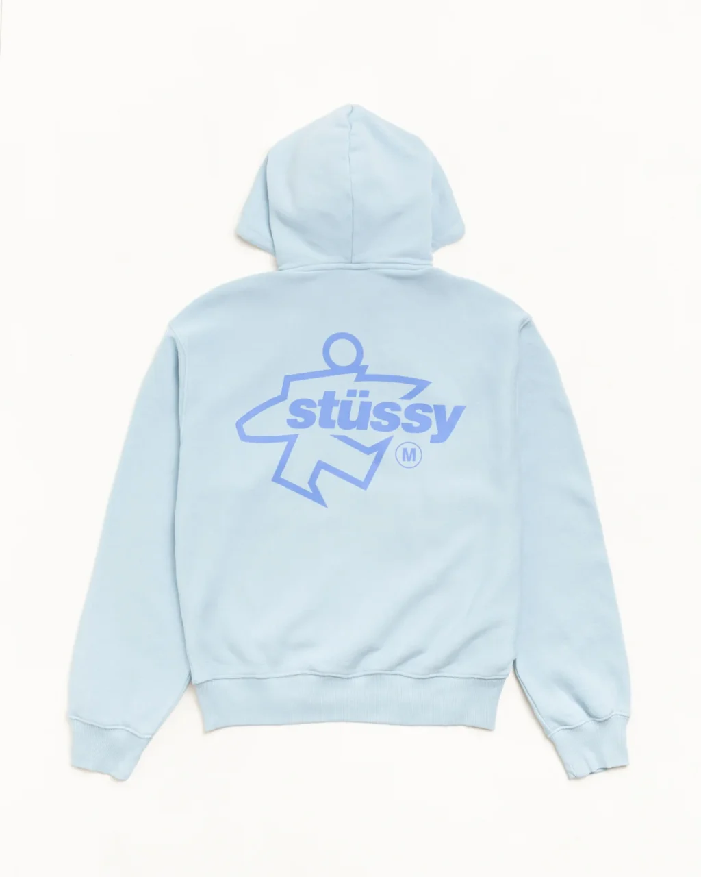 Surf Size Stussy Zip Up Hoodie