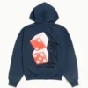 Tall Dice Stussy Zip Up Hoodie Navy