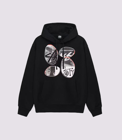 Stussy David Carson Vespa Hoodie Front