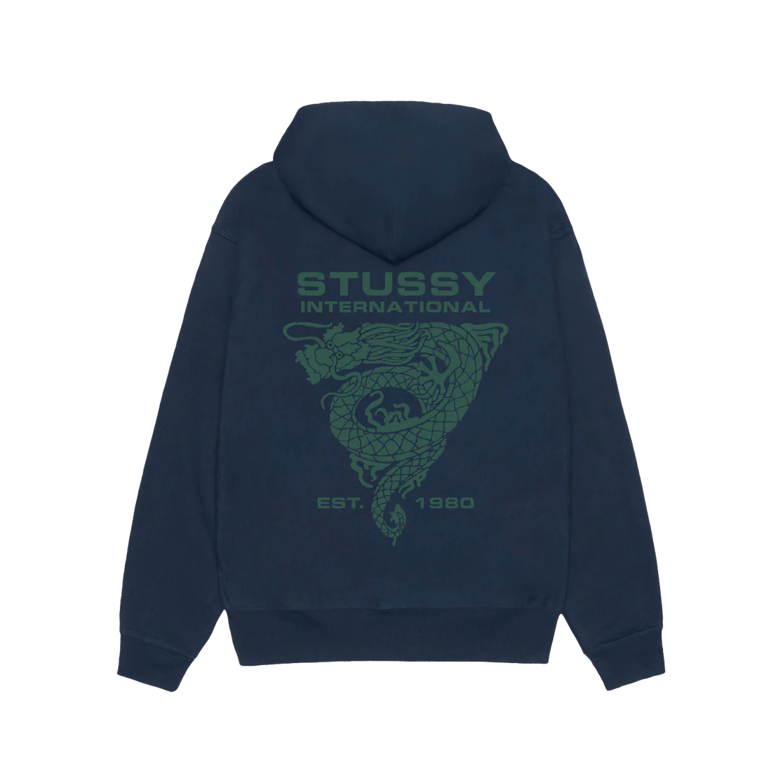 Stussy Dragon Hoodie Navy