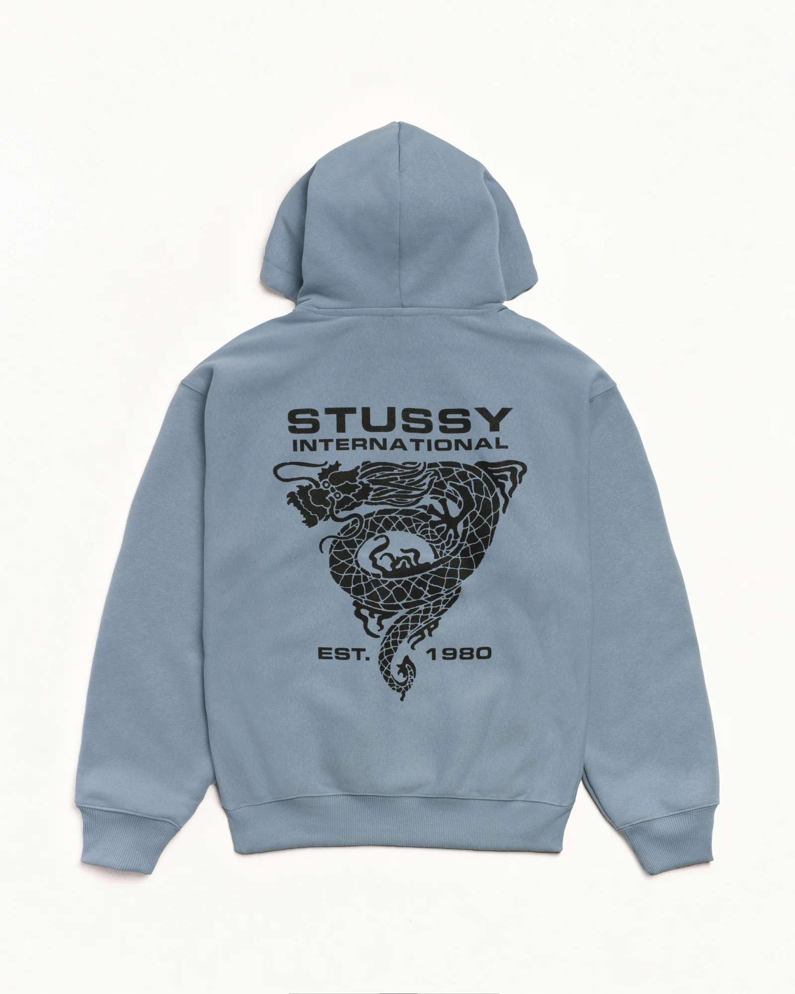 Stussy Dragon Hoodie Slate